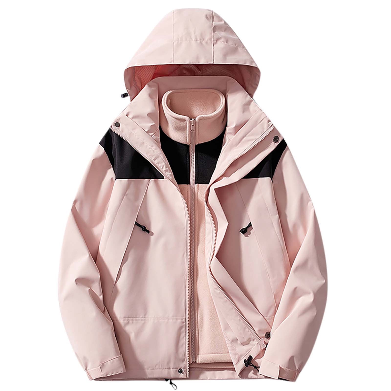 Veste Imperméable Femme Longue Avec Capuche - Trench Léger Coupe-vent - Grande Taille Disponible