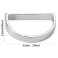thumbnail image 2 of Polished D Shape Metal Napkin Holders for Wedding Dining and Elegant Tableware, 2 of 5