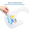 thumbnail image 5 of Baby Bibs Waterproof Cotton Soft Absorbent with Adjustable Snap for Baby Boys and Girls, 5 of 8