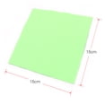 thumbnail image 4 of Musical Instruments Cleaning Polishing Cloth 15cm*15cm Size Double-Sided Soft Microfiber Cloth Musical Instrument Accessories for Guitar Bass Violin Piano Green, 4 of 4