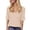 Light Khaki, variant on Bmisegm Womens Tops Basic V Neck T Shirts Half Sleeve Tops Casual Solid Summer Tees T Shirts for Women Beige S