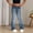 Grey, variant on Stretch Flare Jeans For Teen Girls Fashion Denim Pants With Comfortable Fit And Bottom Design Size 8-9 Years