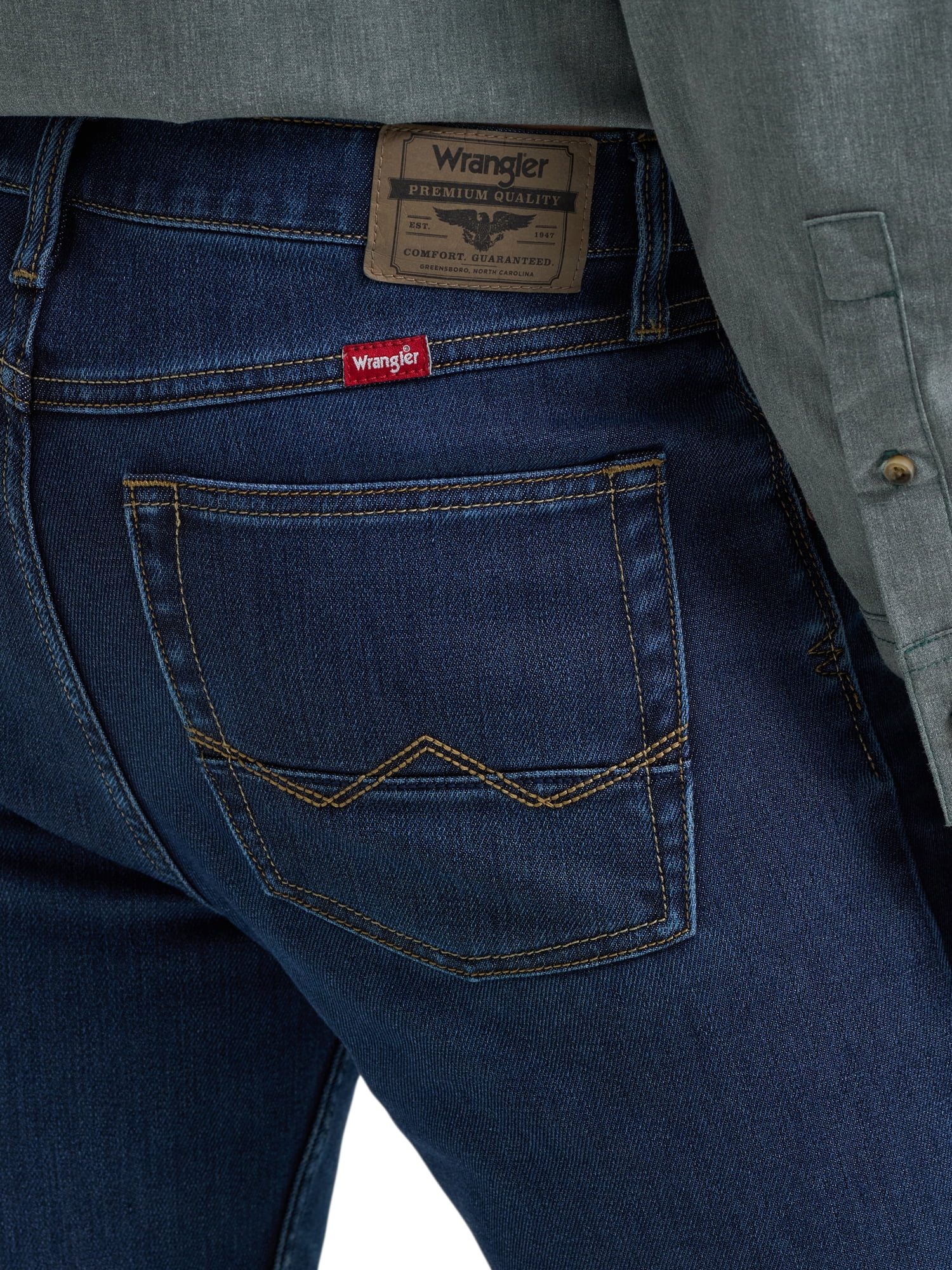 Wrangler® Men's Single Layer Warming Five Pocket Denim Jeans