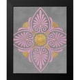 thumbnail image 2 of Studio, SD Graphics 20x24 Black Modern Framed Museum Art Print Titled - Gray and Pink Medallion I, 2 of 5