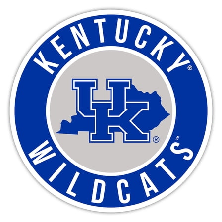 Kentucky Wildcats 12" State Circle Sign