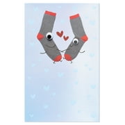 American Greetings Funny Socks Anniversary Card with Glitter