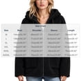 thumbnail image 6 of Plus Size Womens Fuzzy Winter Coats Full Zip Oversized Lightweight Hooded Fall Jackets with Pockets Drawstring Long Sleeve Loose Outerwear Size to 4XL, 6 of 9