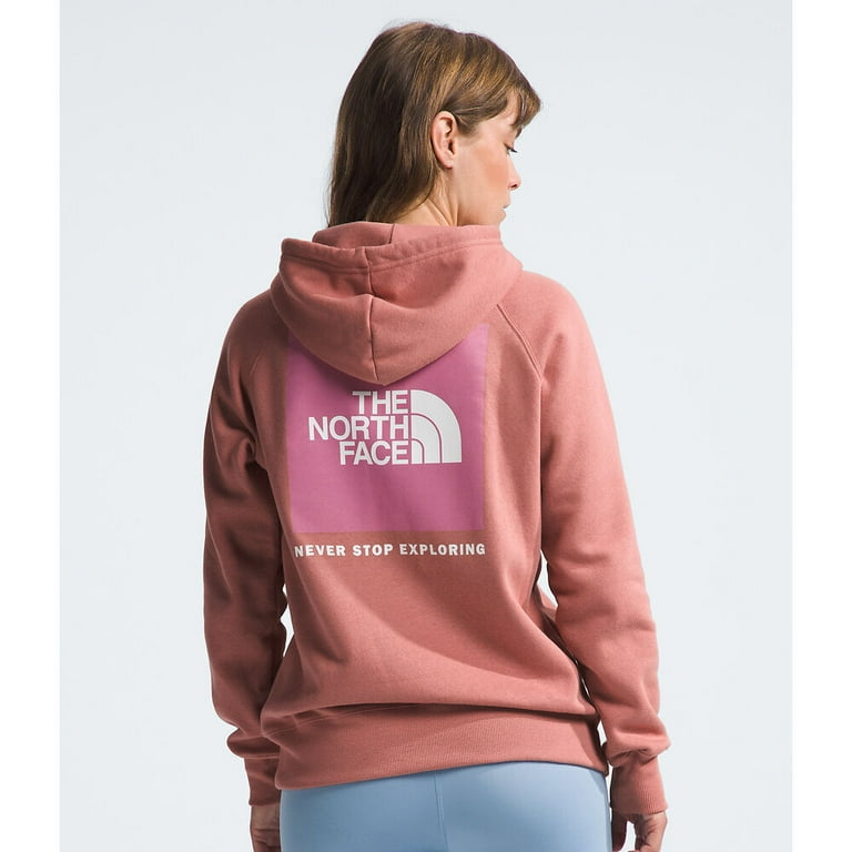 The North Face Box NSE NF0A7UONNXQ Hoodie Women s Light Mahogany Cotton CLO83 Regular S Walmart