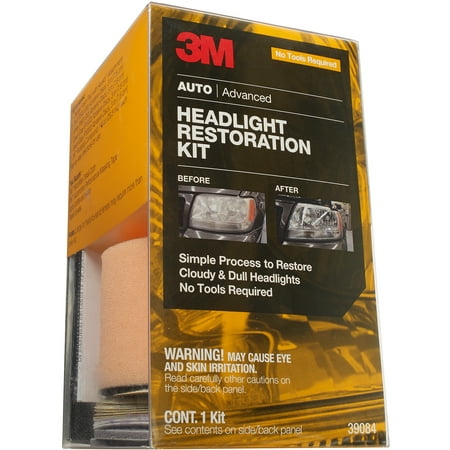 3M Headlight Restoration Kit (The Best Headlight Cleaner)