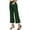 40# 1Pack:Dark Green, variant on Womens 25" Wide Leg Capri Pants Yoga Legging High Waist Cropprd Pants with Pockets,Black,US Size XL