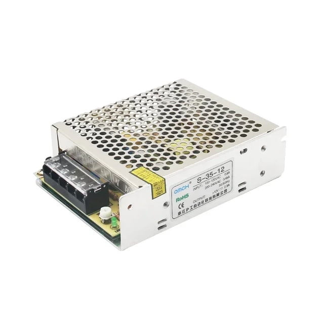 SMPS Switching Power Supply S-35 Single Output Overload Protection Short Circuit Protection 35W AC DC 5V 12V 24V Converter QA ,Built-in Safety Protections