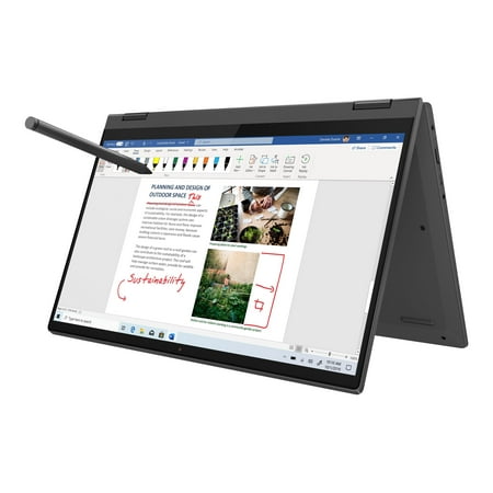 Lenovo IdeaPad Flex 5 14" FHD Touchscreen 2-in-1 Laptop, Intel Core i5-1035G1, 8GB RAM, 512GB SSD, Windows 10, Graphite Gray, 81X1000AUS