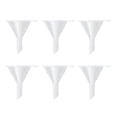 thumbnail image 4 of Juego de 20 embudos mini de plástico transparente para perfumes, aceites esenciales, arte en arena, botellas de laboratorio, 4 of 10