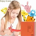 thumbnail image 5 of DEBGFS Fun Paper-Cut Set; Paper Cutting; Paper Art; Scissor Skills Activity Cutting Book; Kids Scissors Crafts Kits Preschool-120 Pages with A Pair of Child-Safe Scissors, 5 of 5