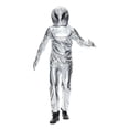 thumbnail image 2 of Ufo Alien Cosplay Costume Astronaut Silver Jumpsuit Halloween Carnival Party Costume For Men Women, 2 of 5