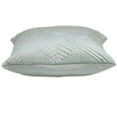 thumbnail image 4 of Transitional Gray Quilted Throw Pillow, 4 of 5