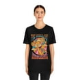 thumbnail image 4 of The Vibes are Immaculate Shirt I Mushroom Hippie Chill Groovy Wavy Vibes Multi Color Festival Concert Reggae Music Tee Oversized Black White, 4 of 9