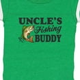 thumbnail image 4 of Inktastic Uncle's Fishing Buddy Boys Baby Bodysuit, 4 of 5