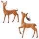 thumbnail image 5 of Figurita de ciervo, decoración de micropaisaje, figura de Animal, Mini adorno de jardín, 2 uds., 5 of 8