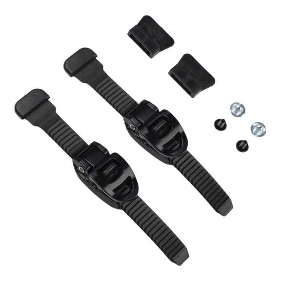 2pcs For Inline Roller Skates Ice Skates Skate Buckles with Ratchet Lock MicroAdjust 150mm Strap Replacement Set