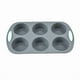 thumbnail image 1 of Molde festivo para coronas, bandeja de silicona con 6 cavidades, máquina de cubitos de hielo, horneado de pasteles, elaboración de jabón con Easy Unmolding para celebraciones navideñas, 1 of 1