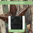 thumbnail image 4 of Outdoor TV Cover 30 to 32 Inches, Country Star Farmhouse Texas Star Shabby Wood Grain Waterproof and Weatherproof TV Cover with Remote Control Pocket, Flat Screen TV Cover Protector for Outside TV, 4 of 6