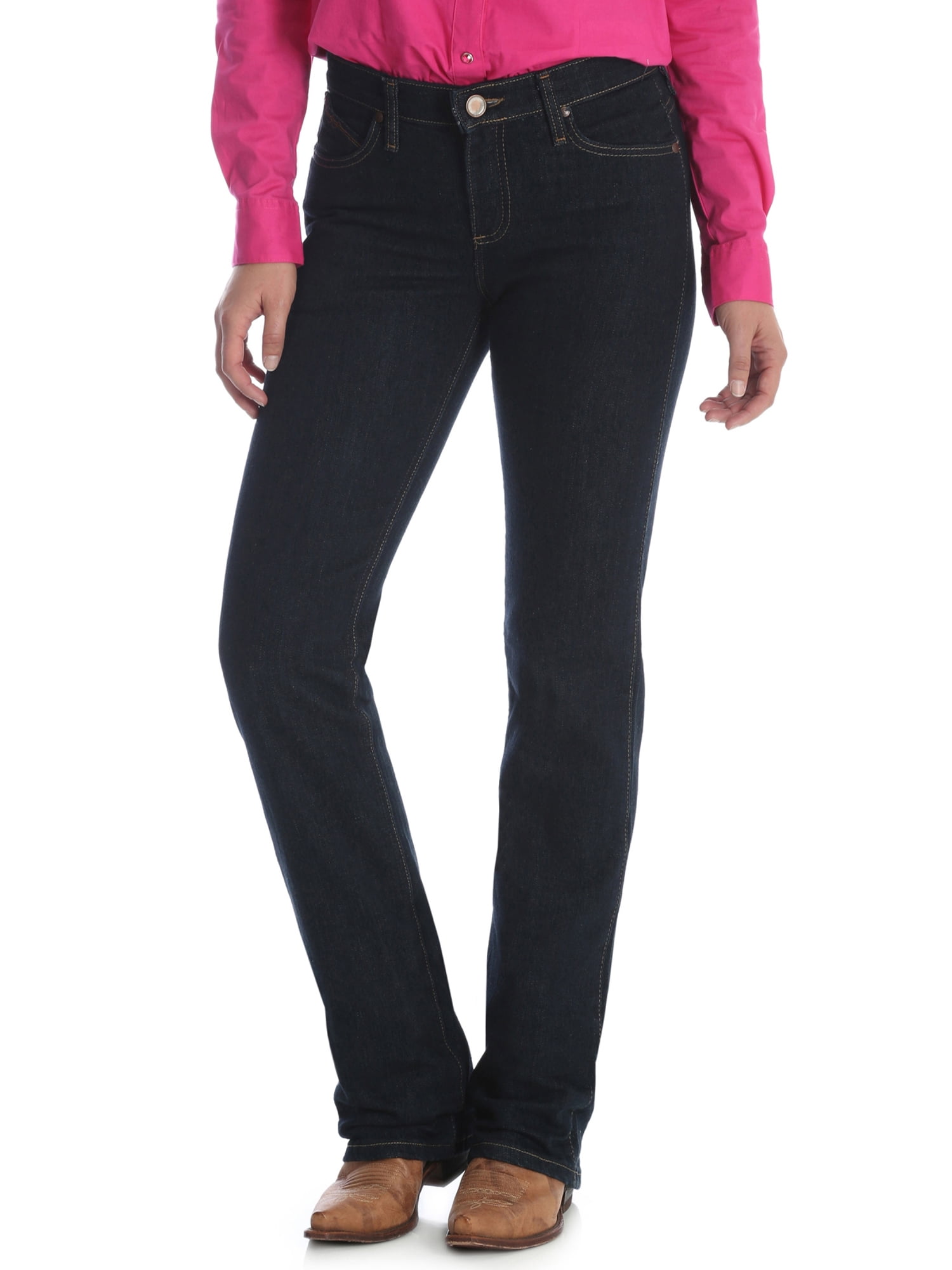 WRANGLER Stretch Cords Jeans Bootcut KATE Women Girls Black Size 10 8 