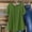 *Green, variant on ClodeEU Women's Cotton Blend Crew Neck Short Sleeve Button-Down Shirt, Solid Color Loose Tee Shirts Navy,Womens Plus L