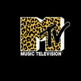 thumbnail image 2 of Men's MTV Small Cheetah Print Logo  Jogger Sweatpants Black Small, 2 of 3