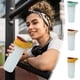 thumbnail image 1 of Botella Shaker Deportiva 800ML | Vaso mezclador de proteína en polvo con agitador incorporado | Tapa abatible a prueba de fugas | Diseño de fácil agarre | Compañero de fitness para gimnasio y, 1 of 6
