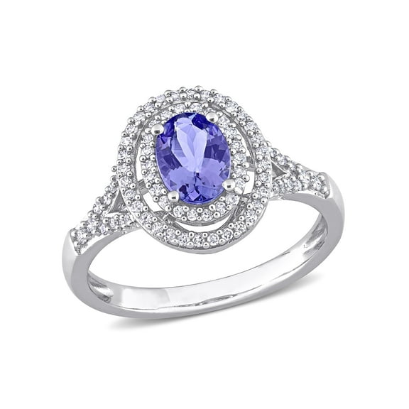 Everly Women's Tanzanite and Diamond 10k White Gold Ring