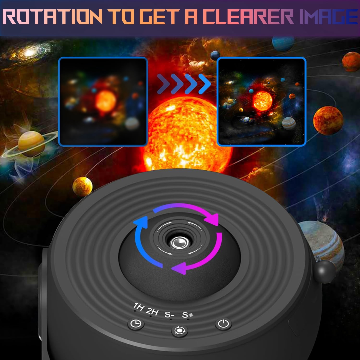 QXWPBV Astronaut Star Projector: 13 Galaxy Lights & Ceiling Decor for Bedroom, Kids/Adults (Black)