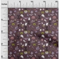 thumbnail image 1 of oneOone Velvet Plum Fabric Halloween Sewing Fabric By The Yard Printed Diy Clothing Sewing Supplies 58 Inch Wide, 1 of 1