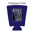 thumbnail image 2 of Cheers & Beers to 30 Years Pint Glass Coolie (Purple, 4 Pack), 2 of 2