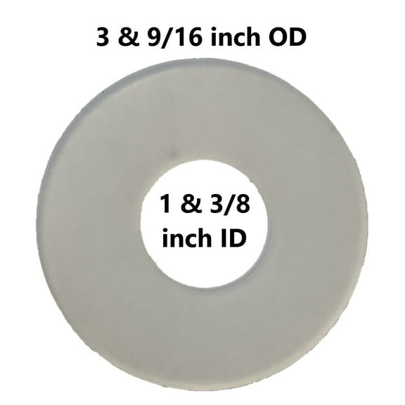 Toto THU092-7 Replacement Flapper Valve Silicone Seal 3 & 5/8 in (90mm) OD by 1 & 1/16 In (35mm) ID