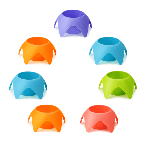 7 Pack Sand Beach Cup Holder,Essential for Outdoor Trips and Beach Outings,Multicolor