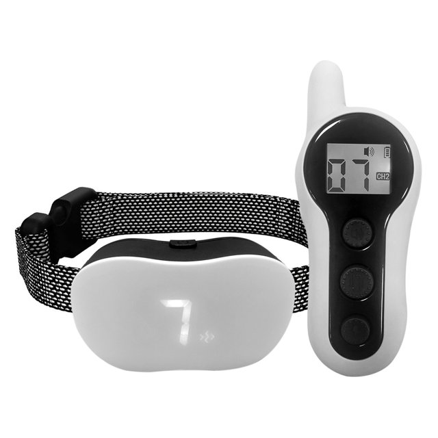 Amdohai Dog Shock Collar Automatic Dog Bark Collar Smart Dog Barking Deterrent with Remote Control