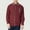 Wine, variant on Red Men Long Sleeve Shirts Turn Down Collar Mens Clothes Work Casual Plain Loose Button Business Shirts,L