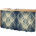 thumbnail image 2 of Classic Vintage Boho Cabinet Curtains for Shelves, Traditional Elegant Floral Privacy Curtain for Closet Self Adhesive, Dust-Proof Drapes for Closet Storage Room Classroom Doorway, 32"W x 55"L, 2 of 9