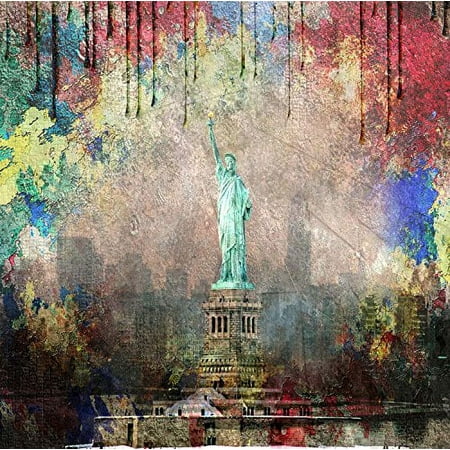 Image of 5x7ft New York Statue of Liberty Photography Studio Backdrop Background