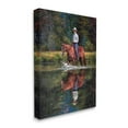 thumbnail image 3 of Stupell Industries Cowboy Riding Horse Wild West Shallow River Woodland,16 x 20, Design by Jack Sorenson, 3 of 5