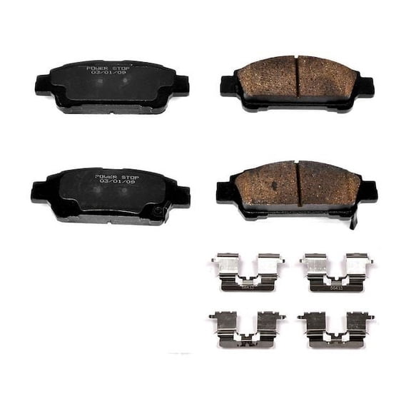 Rear Brake Pad Set - Compatible with 2004 - 2010 Toyota Sienna 2005 2006 2007 2008 2009
