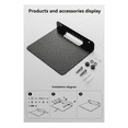 thumbnail image 2 of Wall Mount Speaker Shelf Floating Wall Shelves Bookshelf Holder Home Surround Sound System Wall Shelves, 2 of 8