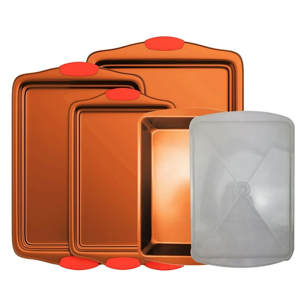 NutriChef Set De 4 Moules à Pain Antiadhésifs – Acier | WhichOne