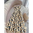 thumbnail image 1 of Vestido Largo Floral Con Tirantes Finos Multicolor Para Mujer, 1 of 30