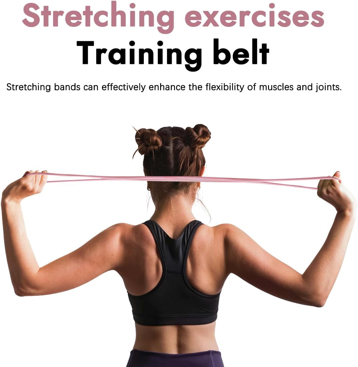 3 Pack Figure 8 Resistance Bands for Women | 15 lbs, 25 lbs & 35 lbs | 8 Shaped Exercise Bands for Arms, Back, Shoulders, Legs and HIPS Working Out