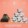 thumbnail image 6 of Trumiri Exotic Backflow Incense Cones - Variety Pack - Total 60 Incense Cones Waterfall (6 Scents X 10 Conos) - Copal, Oud, Musk, Amber - Incense Backflow Cones, 6 of 9