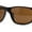 Matte Tortoise - Brown, variant on Classic Mens Sport Horn Rim Plastic Rectangular Sunglasses Matte Black - Black