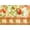RED/ORANGE/GRN, variant on Chiffon Printed Be Loved Sheer Floral Fabric by the Yard Dress Sewing Chiffon (BLUE/AQUA/GREEN, HalfaYard)