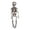 A-15.7 Inch, variant on Holloyiver 35.4 Inches Halloween Skeletons, Full Body Posable Skeletons Halloween Decorations with Movable Posable Joints, Full Body Mini Plastic Skeleton for Haunted House Accessories